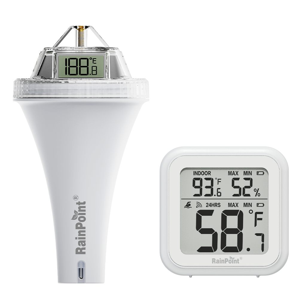RAINPOINT Wireless Pool Thermometer – Accurate Swimming Pool & Pond Temperature Monitor