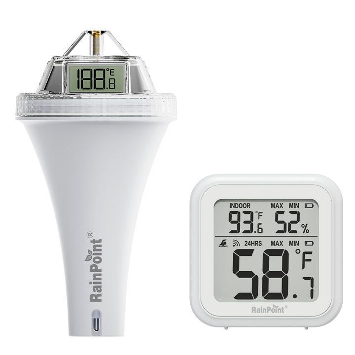 RAINPOINT Wireless Pool Thermometer – Accurate Swimming Pool & Pond Temperature Monitor