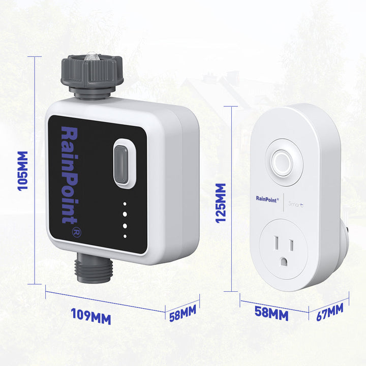 RAINPOINT WiFi Smart Sprinkler & Hose Timer With Hub