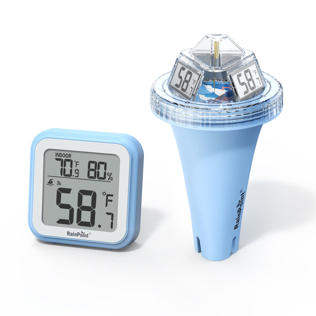 RAINPOINT Wireless Pool Thermometer – Accurate Swimming Pool & Pond Temperature Monitor