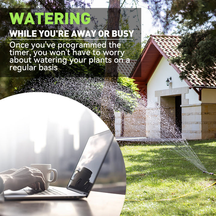 RAINPOINT 2-Zone Smart Water Timer for Garden Hose