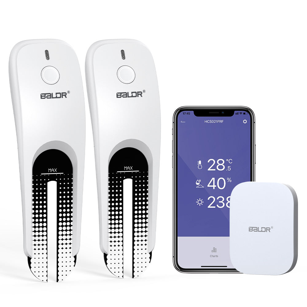 RainPoint Wi-Fi Soil Moisture & Temperature Monitor – Smart Garden & Farm Sensor with Gateway Hub