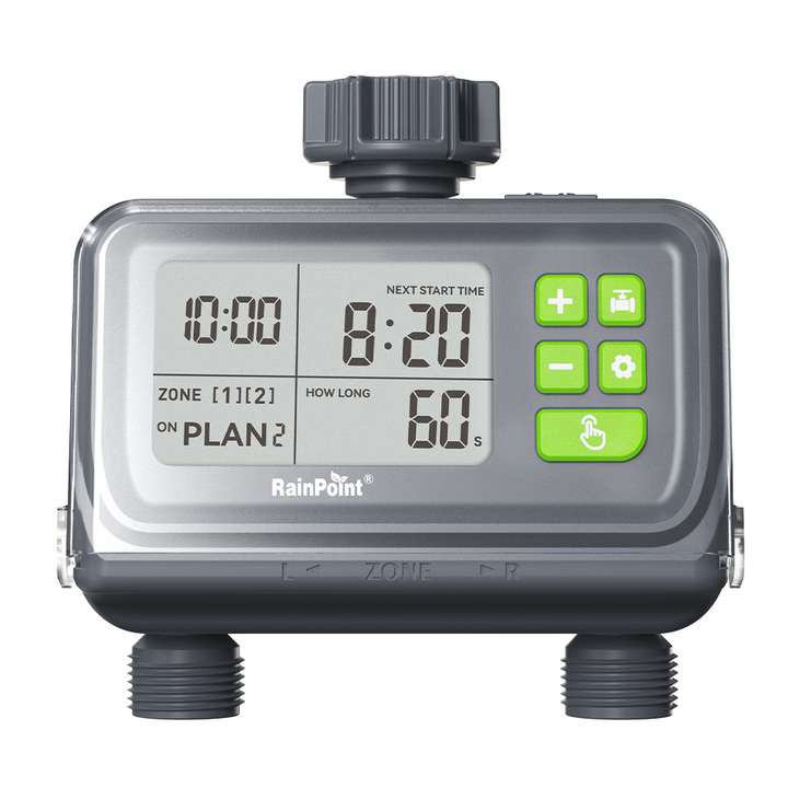2 Zone Water Timer for Garden Hose