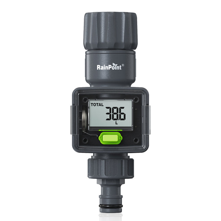 Digital Garden Hose Water Flow Meter