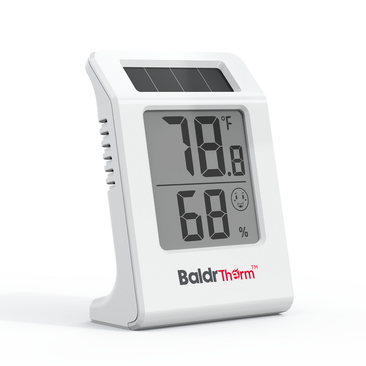 BaldrTherm Digital Thermometer and Hygrometer Meter - 2.2" Display