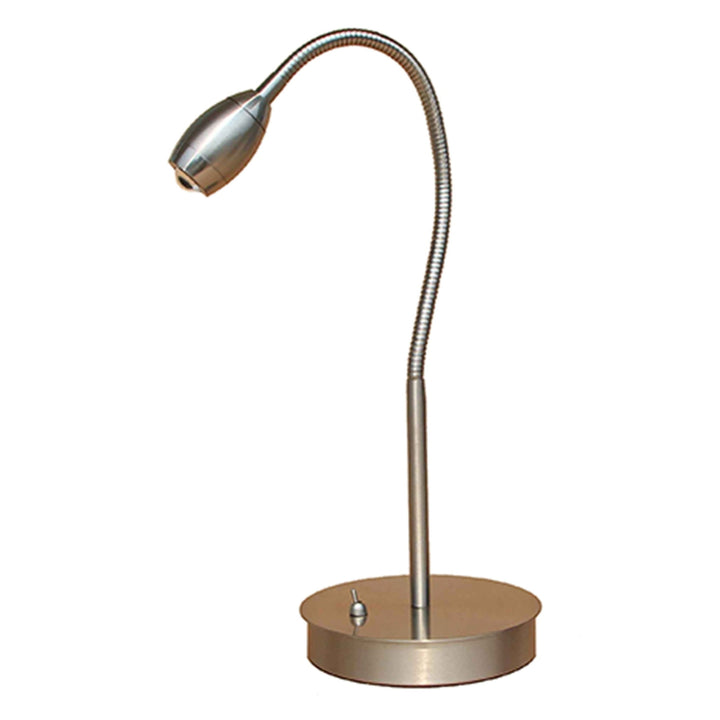 Daylight24 Adjustable Beam LED Desk Lamp – Brushed Nickel Finish