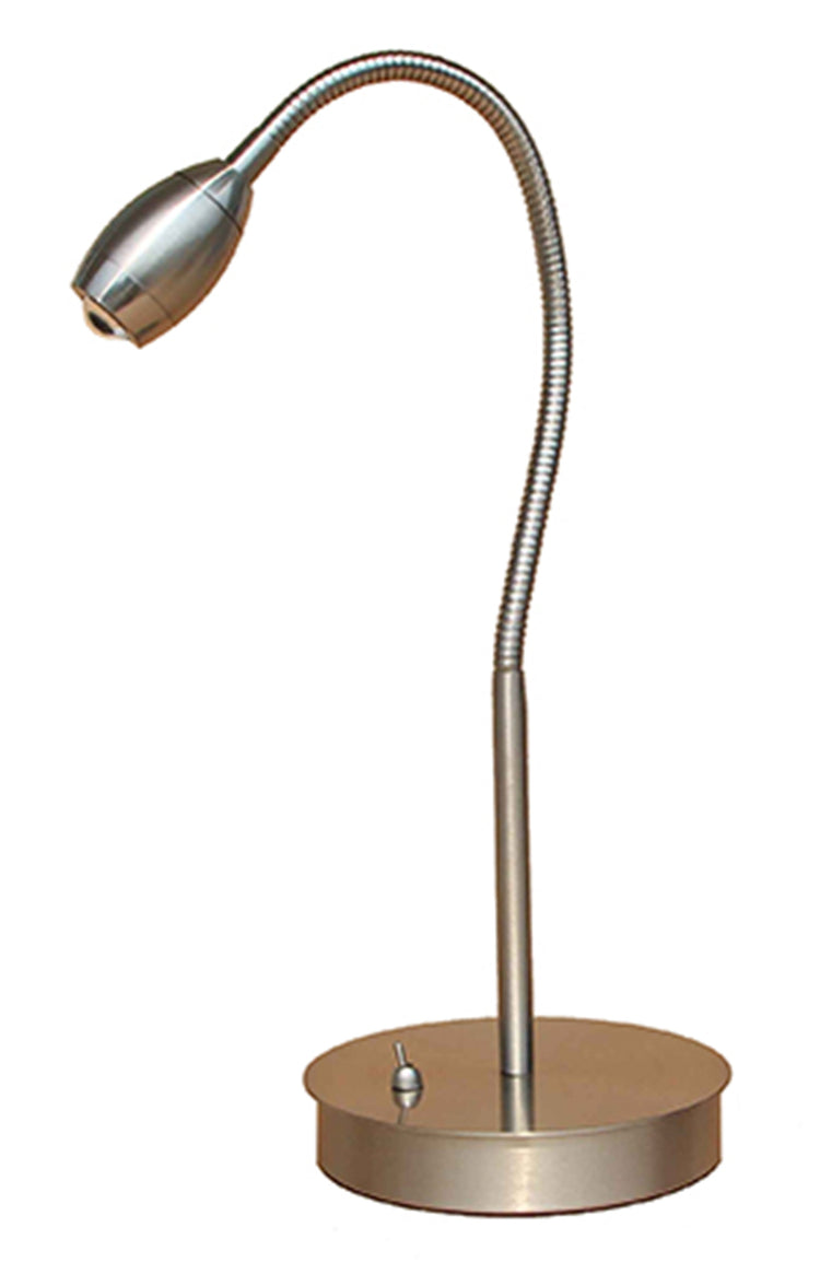 Daylight24 Adjustable Beam LED Desk Lamp – Brushed Nickel Finish