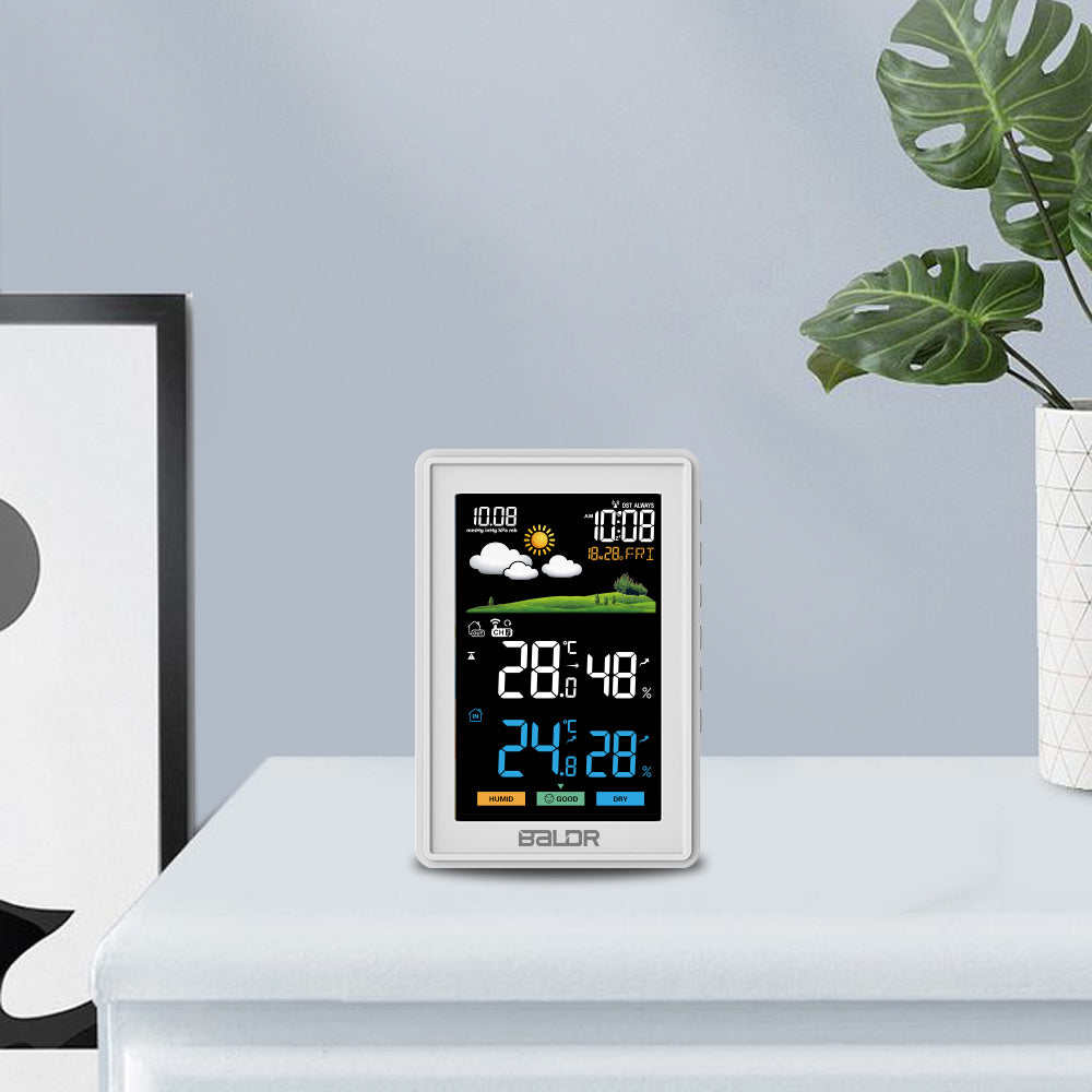 BALDR Weather Station Wireless Indoor Outdoor Thermometer