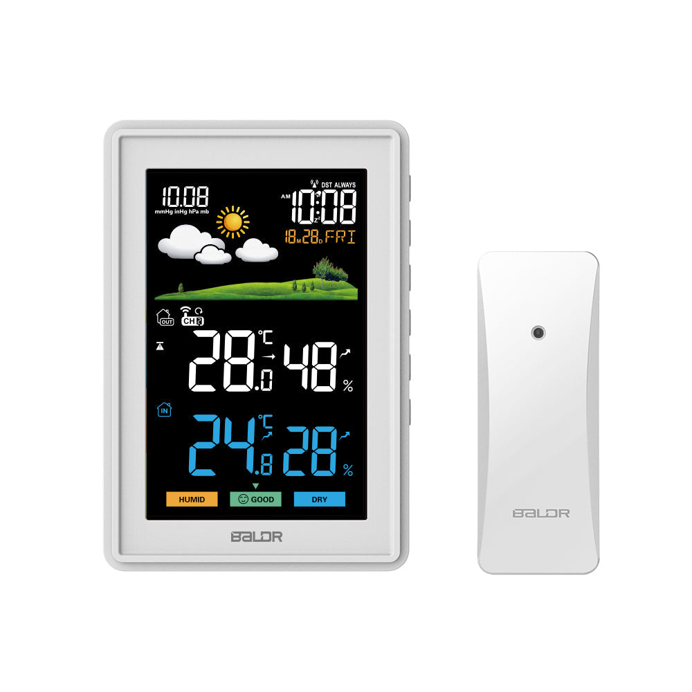 BALDR Weather Station Wireless Indoor Outdoor Thermometer