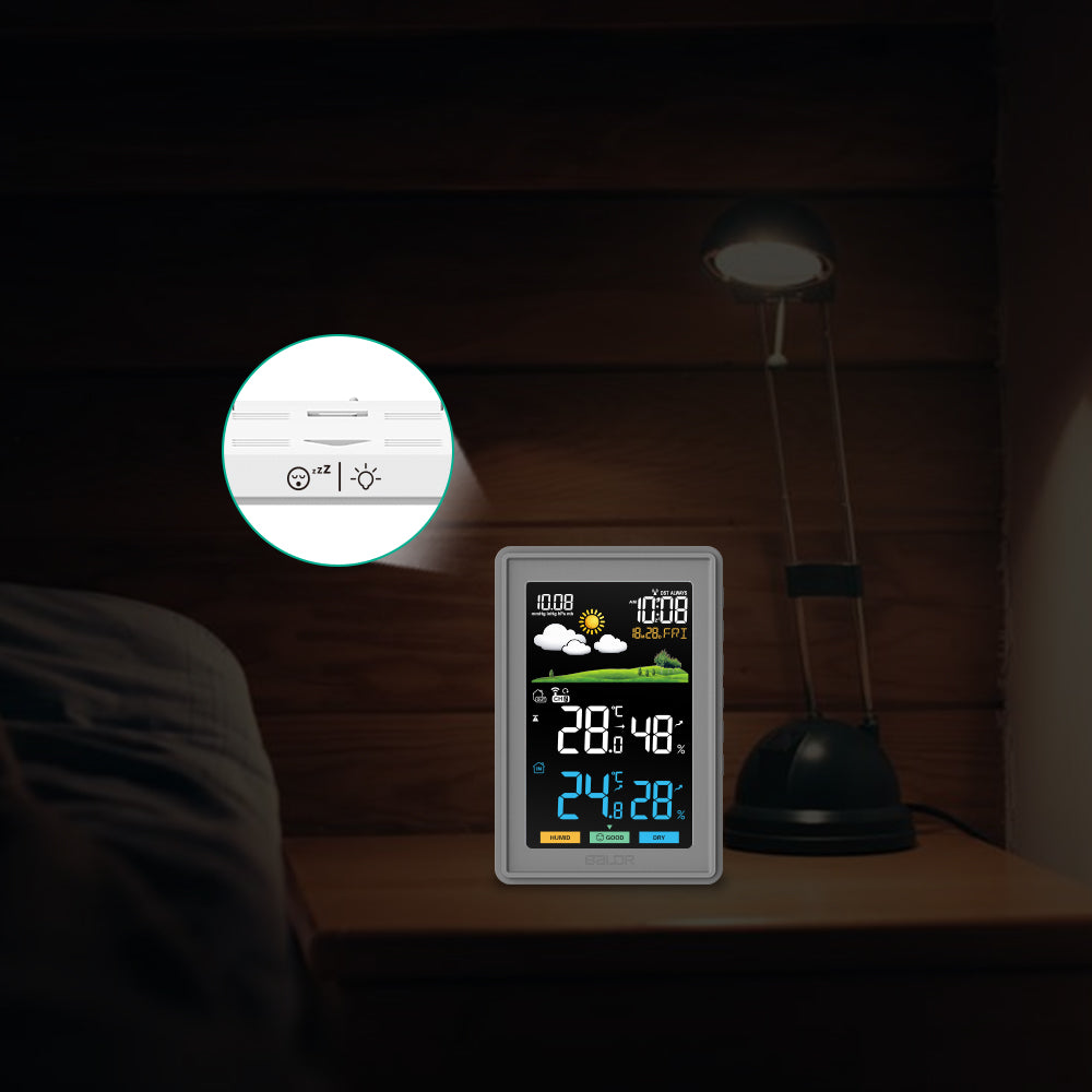 BALDR Weather Station Wireless Indoor Outdoor Thermometer