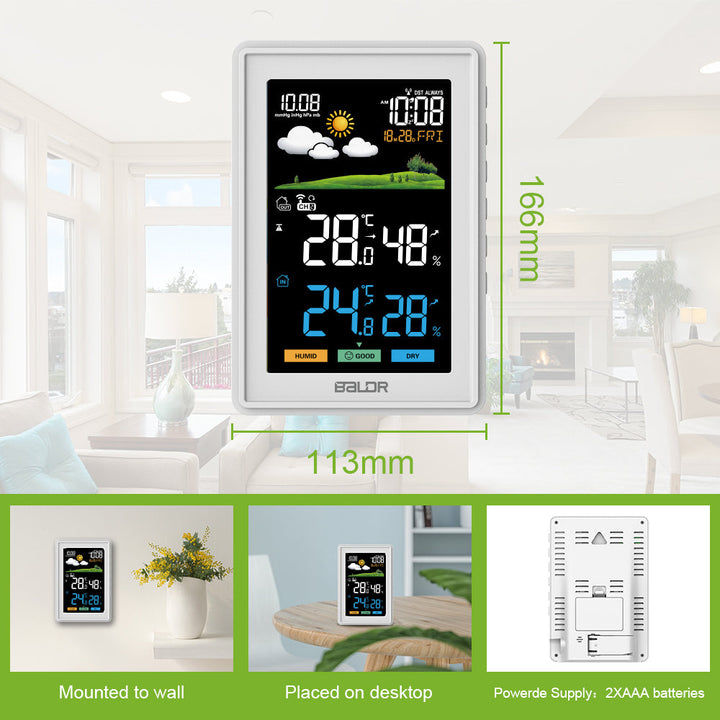 BALDR Weather Station Wireless Indoor Outdoor Thermometer