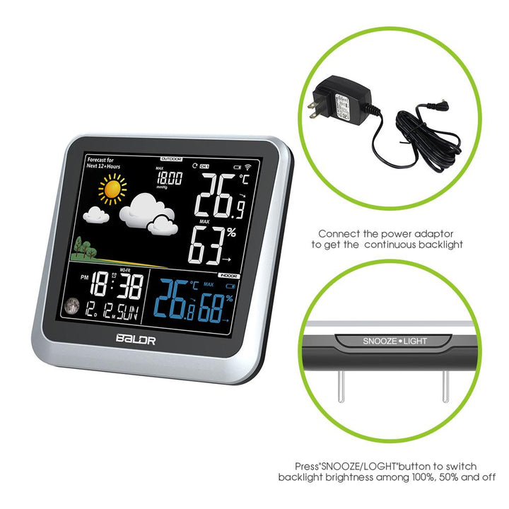 BALDR Wireless Indoor & Outdoor Weather Station