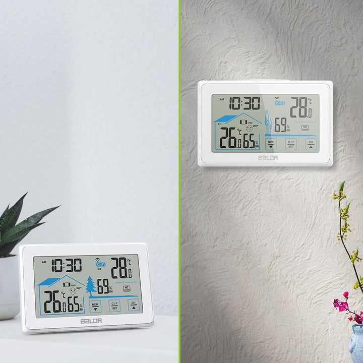 BALDR Wireless Weather Station, Digital Thermometer & Hygrometer (Indoor&Outdoor),
