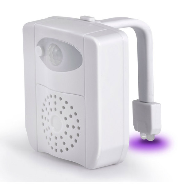 CLEAN BOWL UV Sanitizing Light for Germ Free Toilets With LED Motion Light
