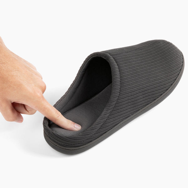 Memory foam house slippers mens shop