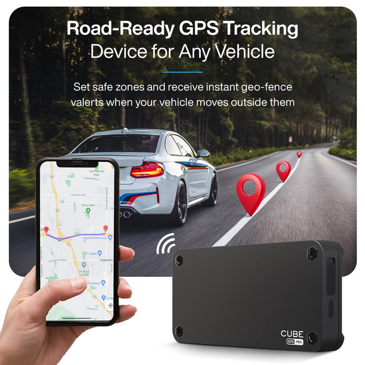 Cube GPS PRO Tracker: Magnetic GPS Tracker | 1 Year Battery Life | 4G LTE | Real-Time Tracking by Cube Tracker