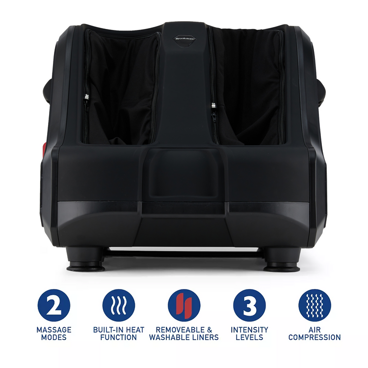 Brookstone Shiatsu Foot & Calf Massager with Air Compression & Soothin