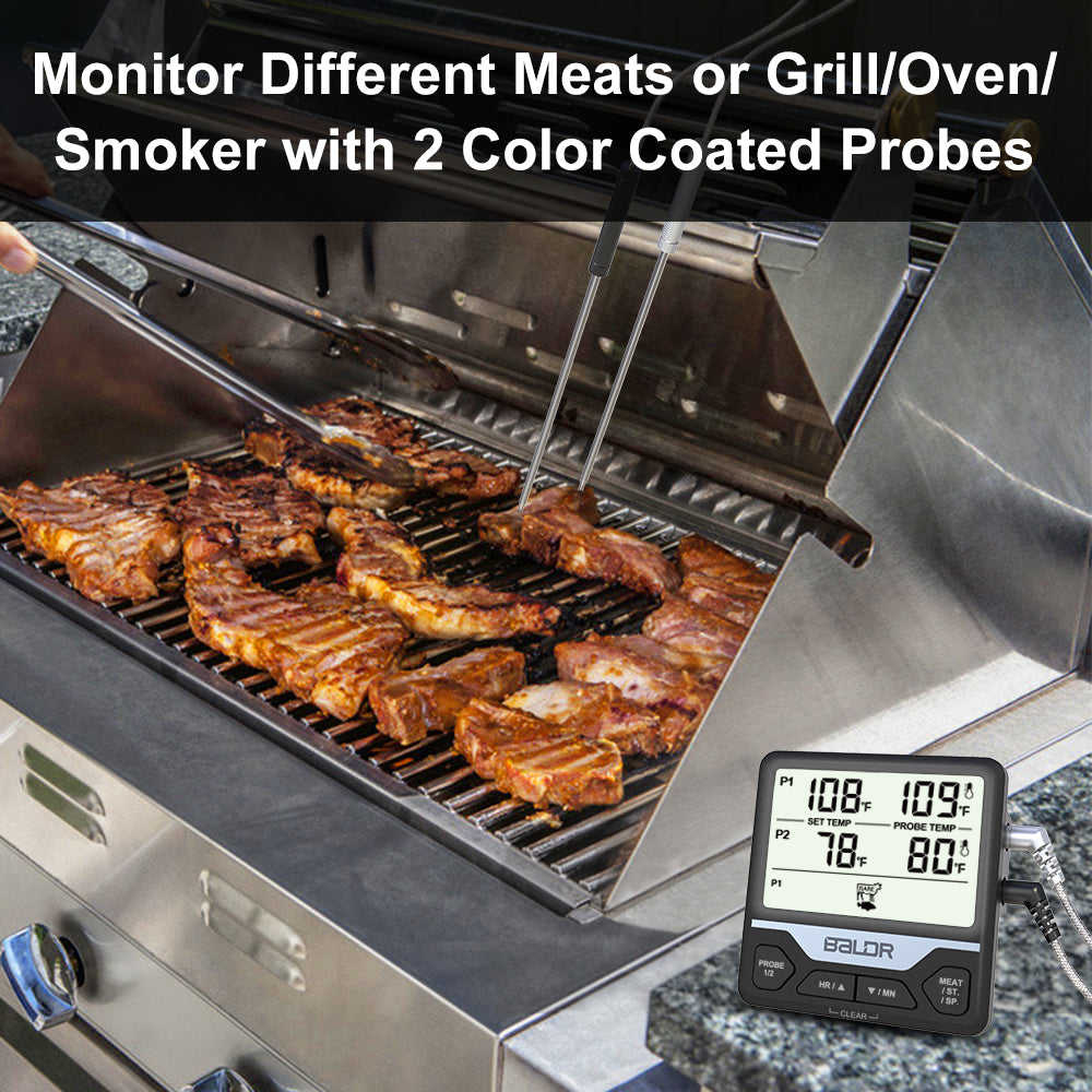 BALDR Dual Probe Digital Cooking Thermometer
