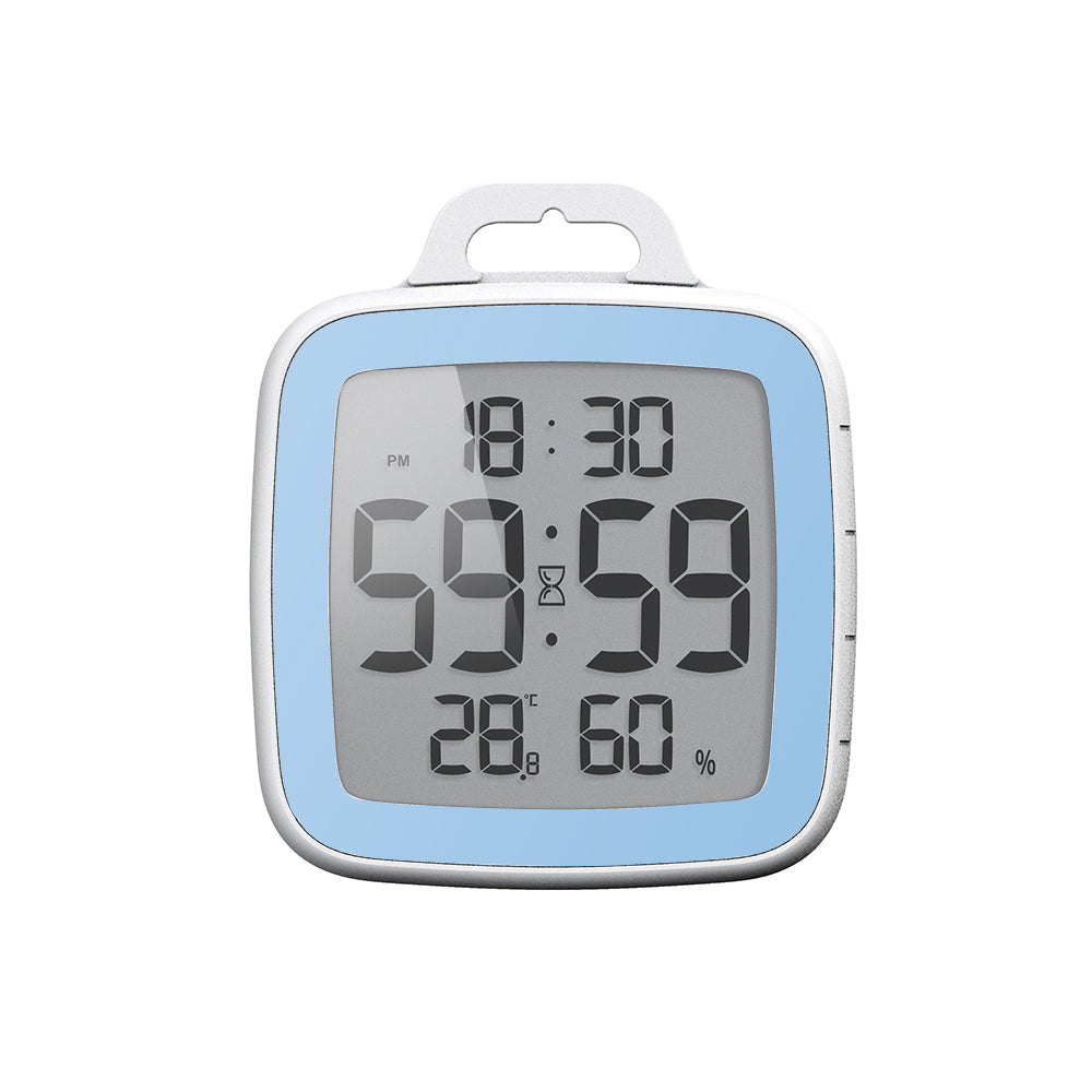 BALDR Waterproof Shower Clock With Timer for Bathrooms