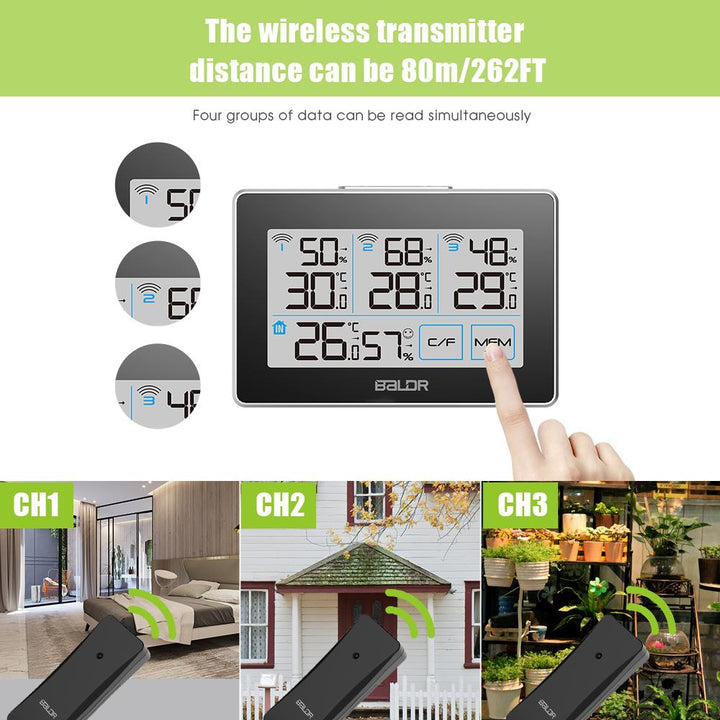 BALDR WS0317BL3 Digital Wireless Weather Station