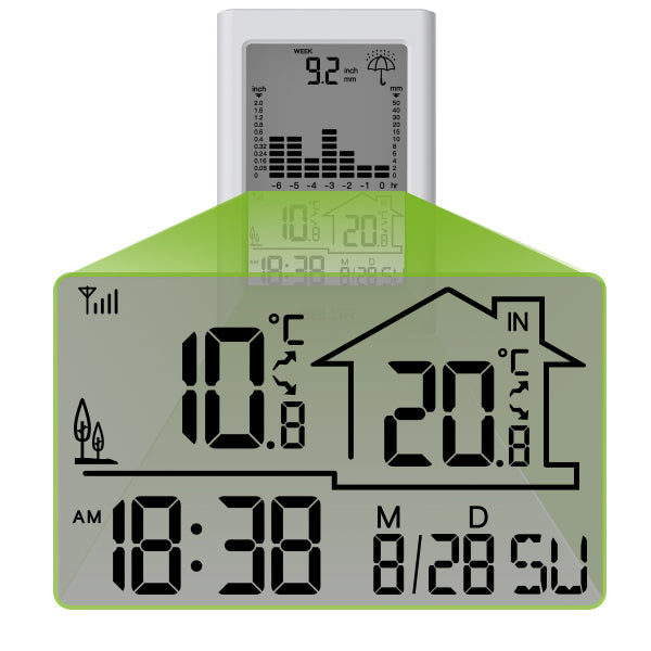 BALDR Wireless Rain Gauge With Remote Sensor