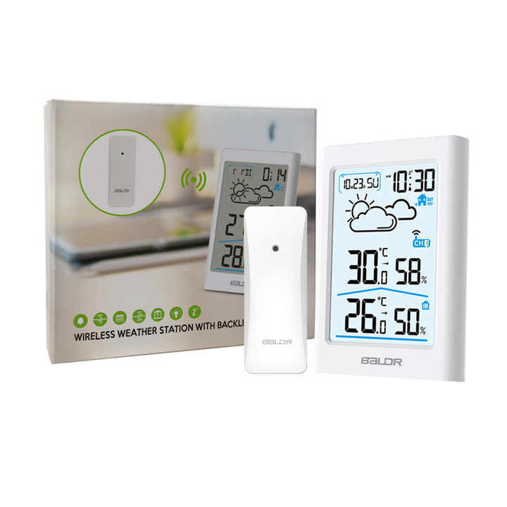 BALDR WS0341 Indoor & Outdoor Thermometer Hygrometer
