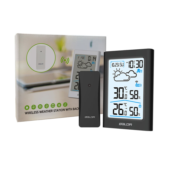 BALDR WS0341 Indoor & Outdoor Thermometer Hygrometer
