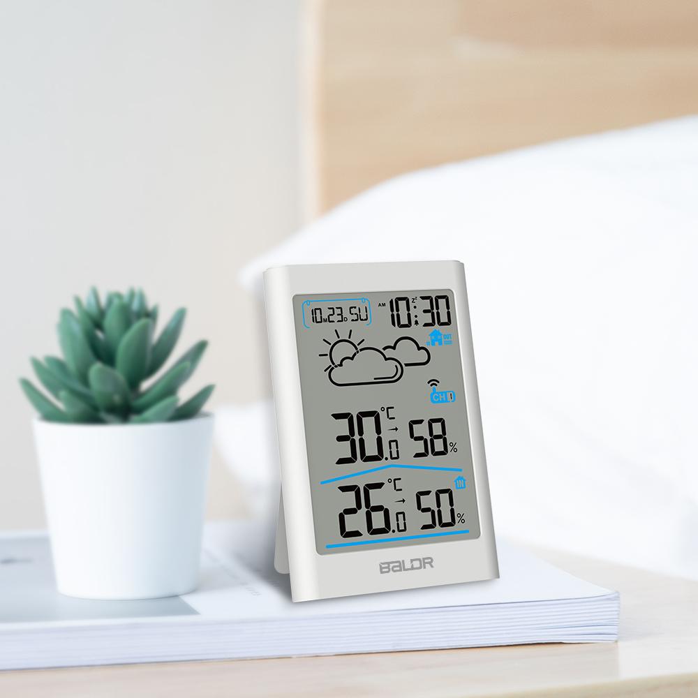 BALDR WS0341 Indoor & Outdoor Thermometer Hygrometer