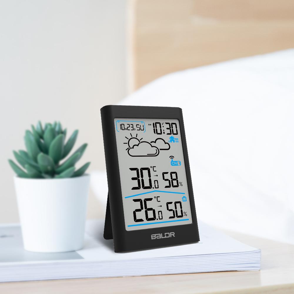 BALDR WS0341 Indoor & Outdoor Thermometer Hygrometer