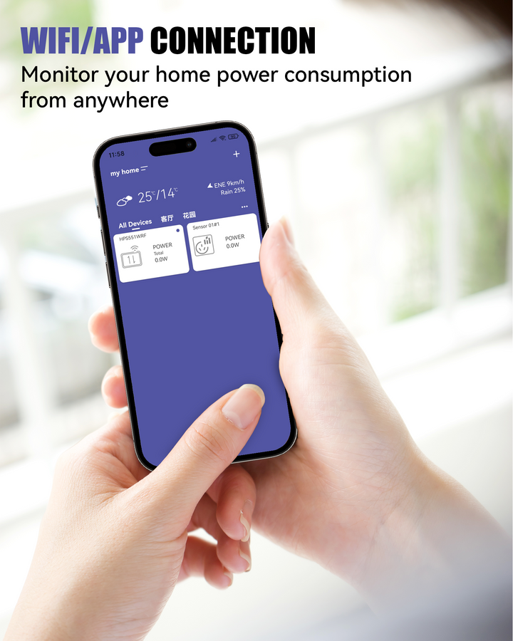 BALDR Wi-Fi Power Meter Hub with Smart Socket – Monitor Energy & Set Alerts