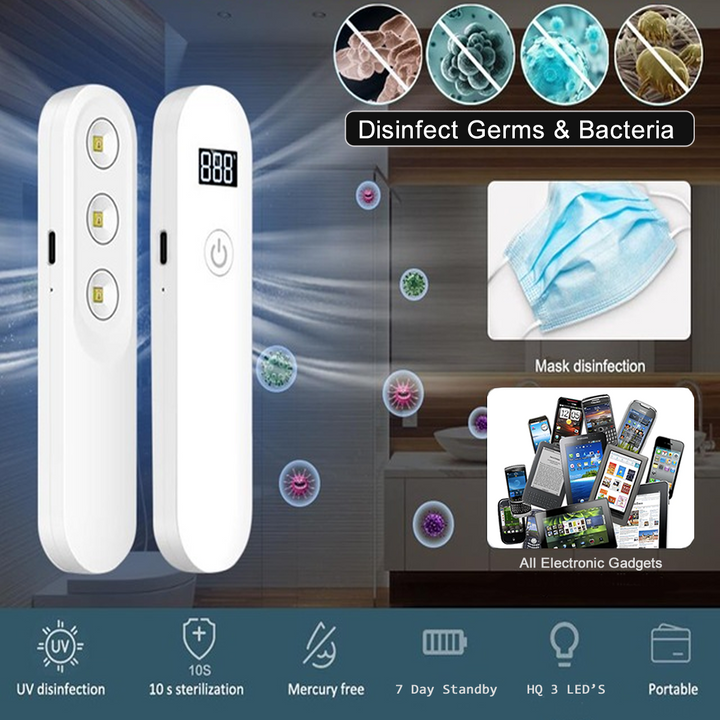 Super Fast Mini Ultraviolet Bar Light With LED Timer Vista Shops