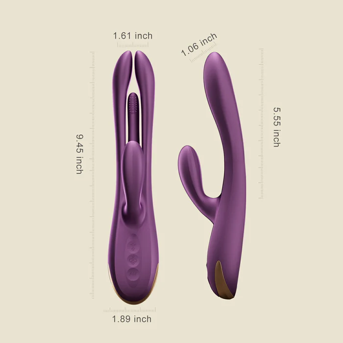 TERRI APP-Controlled Finger Tapping Rabbit Intimate Massager