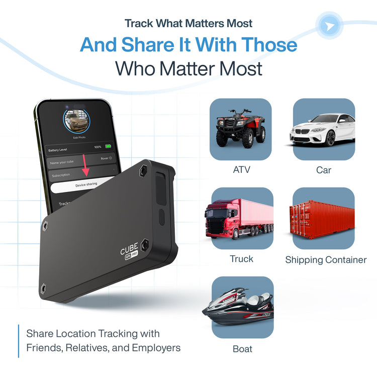 Cube GPS PRO Tracker: Magnetic GPS Tracker | 1 Year Battery Life | 4G LTE | Real-Time Tracking by Cube Tracker