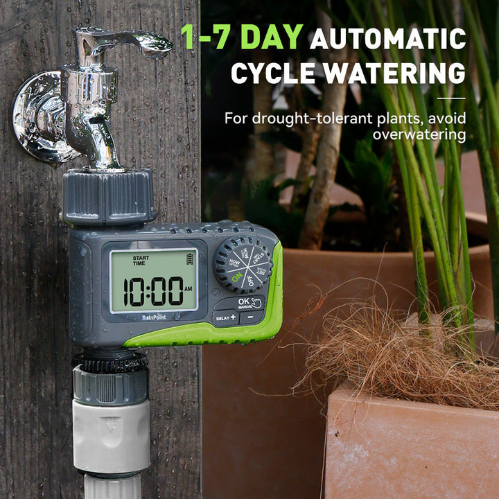 RAINPOINT Single-Outlet Programmable Sprinkler Timer