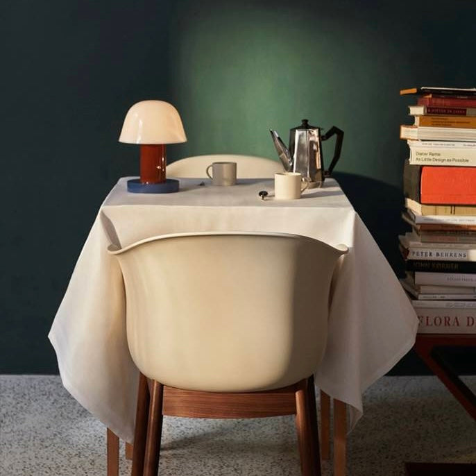 Nordic Cute Mushroom Setago Table Lamp - Dimmable Portable Quirky Nursery Light by INSPECIAL HOME