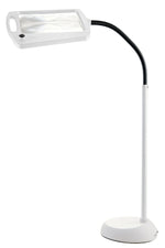 Daylight24 Full Page Magnifier Floor Lamp - White Finish
