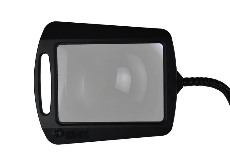 Daylight24 Full Page Magnifier Floor Lamp - Black Finish