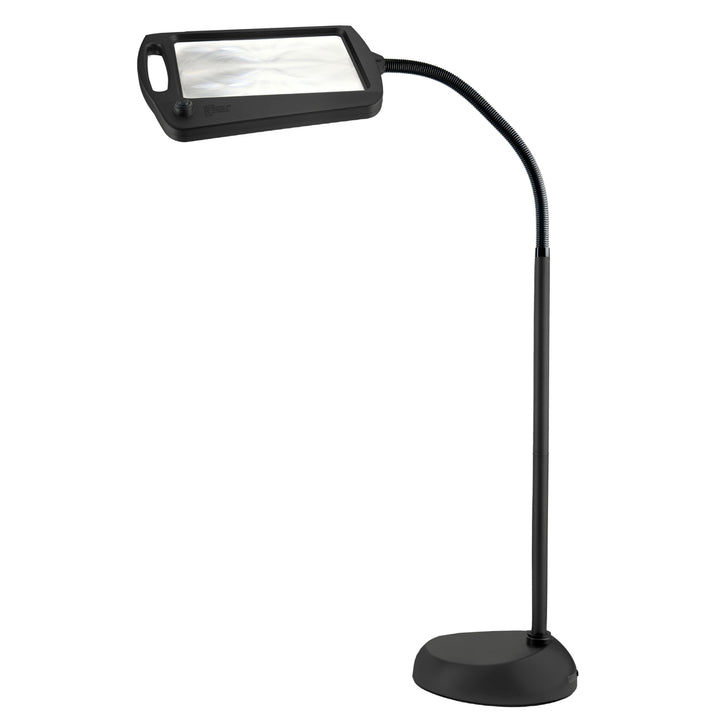 Daylight24 Full Page Magnifier Floor Lamp - Black Finish
