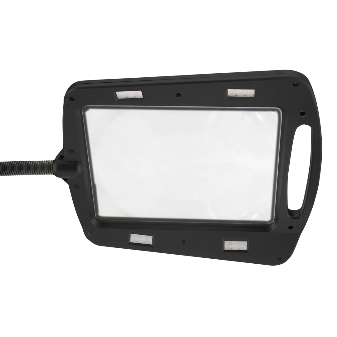 Daylight24 Full Page Magnifier Floor Lamp - Black Finish