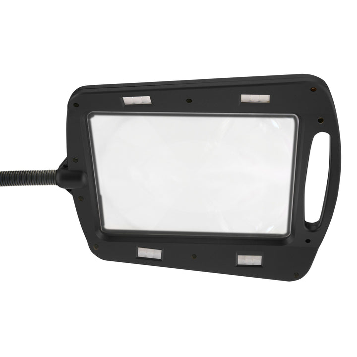 Daylight24 Full Page Magnifier Floor Lamp - Black Finish