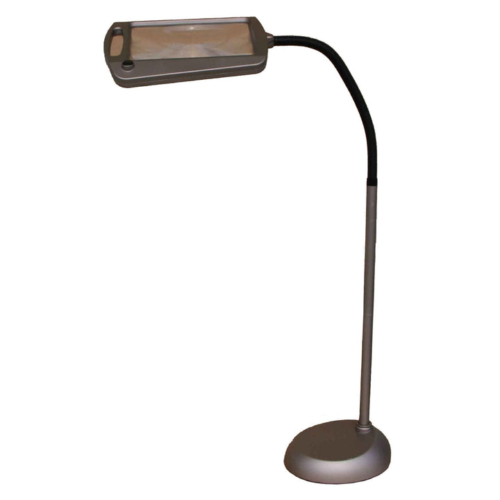 Daylight24 Full Page Magnifier Floor Lamp - Painted Bronze Finish