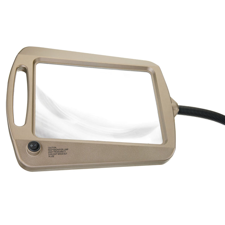 Daylight24 Full Page Magnifier Floor Lamp - Painted Bronze Finish