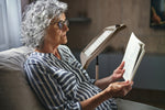 Daylight24 Full Page Magnifier Floor Lamp - Black Finish