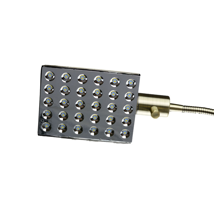 Natural Daylight Cordless LED Reading Floor Lamp - Antique Brass Finish by Daylight24