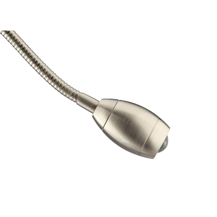 Natural Daylight LED Adjustable Beam Floor Lamp - Brushed Nickel Finish by Daylight24