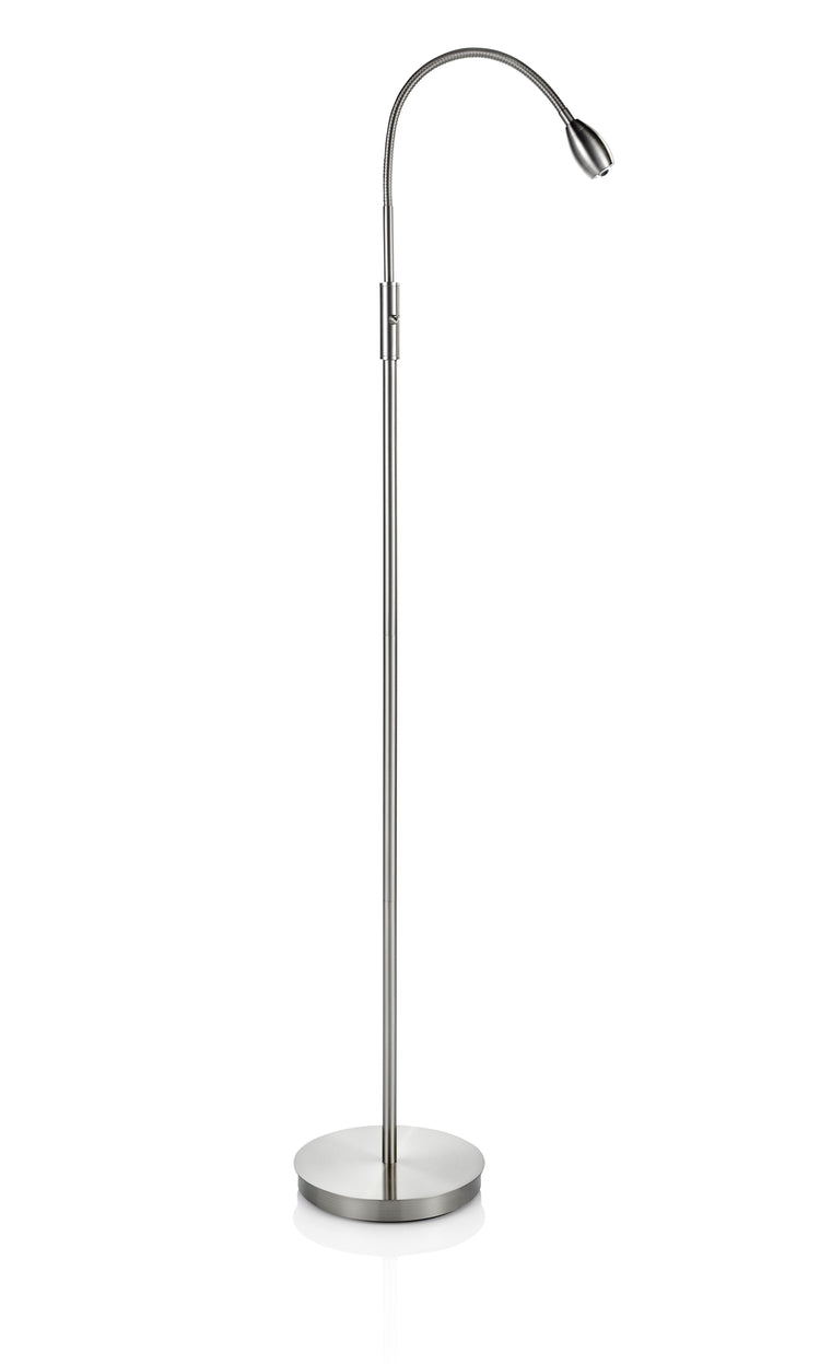 Natural Daylight LED Adjustable Beam Floor Lamp - Brushed Nickel Finish by Daylight24