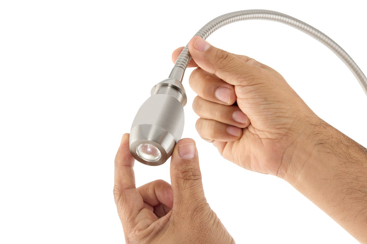 Natural Daylight LED Adjustable Beam Floor Lamp - Brushed Nickel Finish by Daylight24