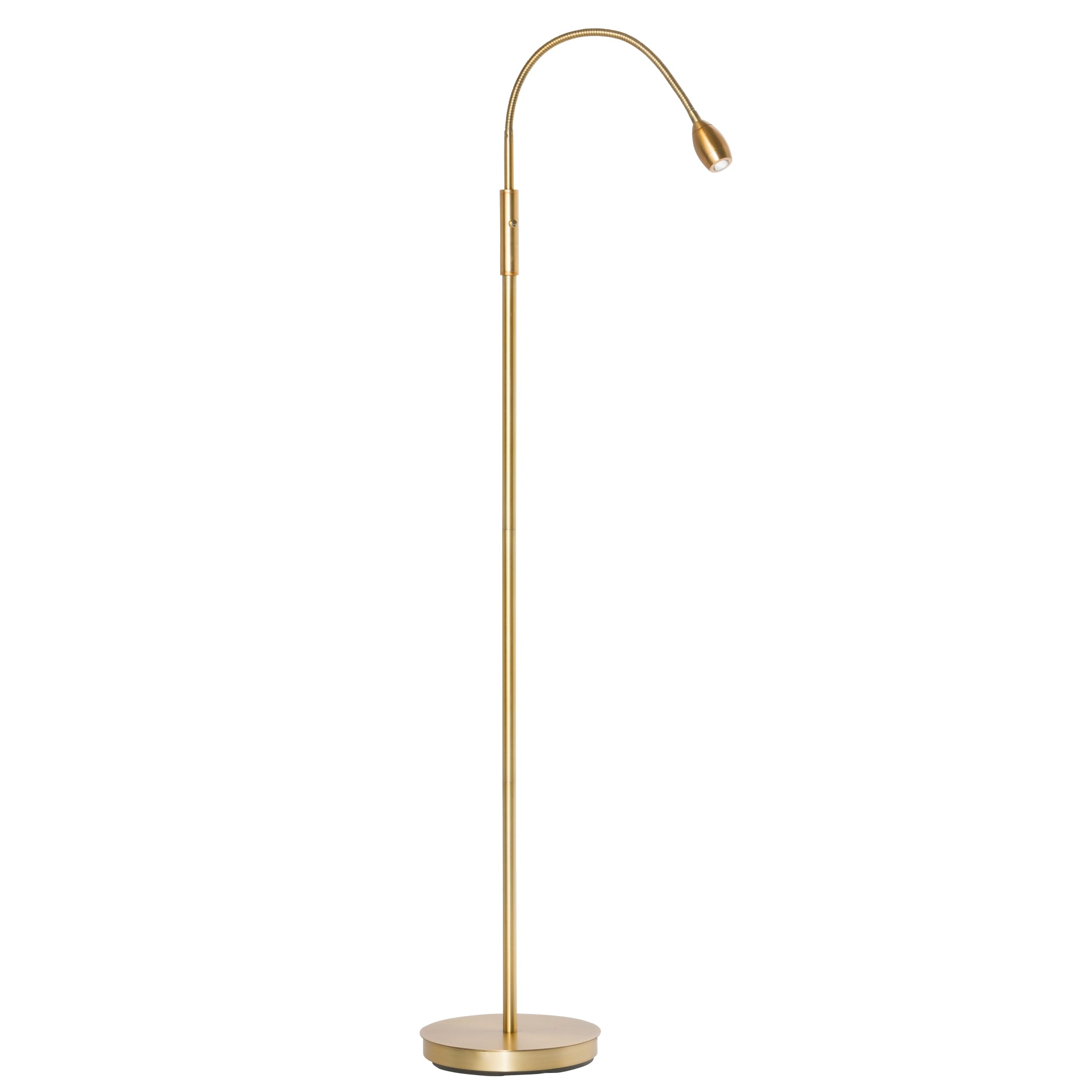 Natural Daylight LED Adjustable Beam Floor Lamp - Gold Finish by