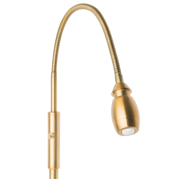 Natural Daylight LED Adjustable Beam Floor Lamp - Gold Finish by Daylight24
