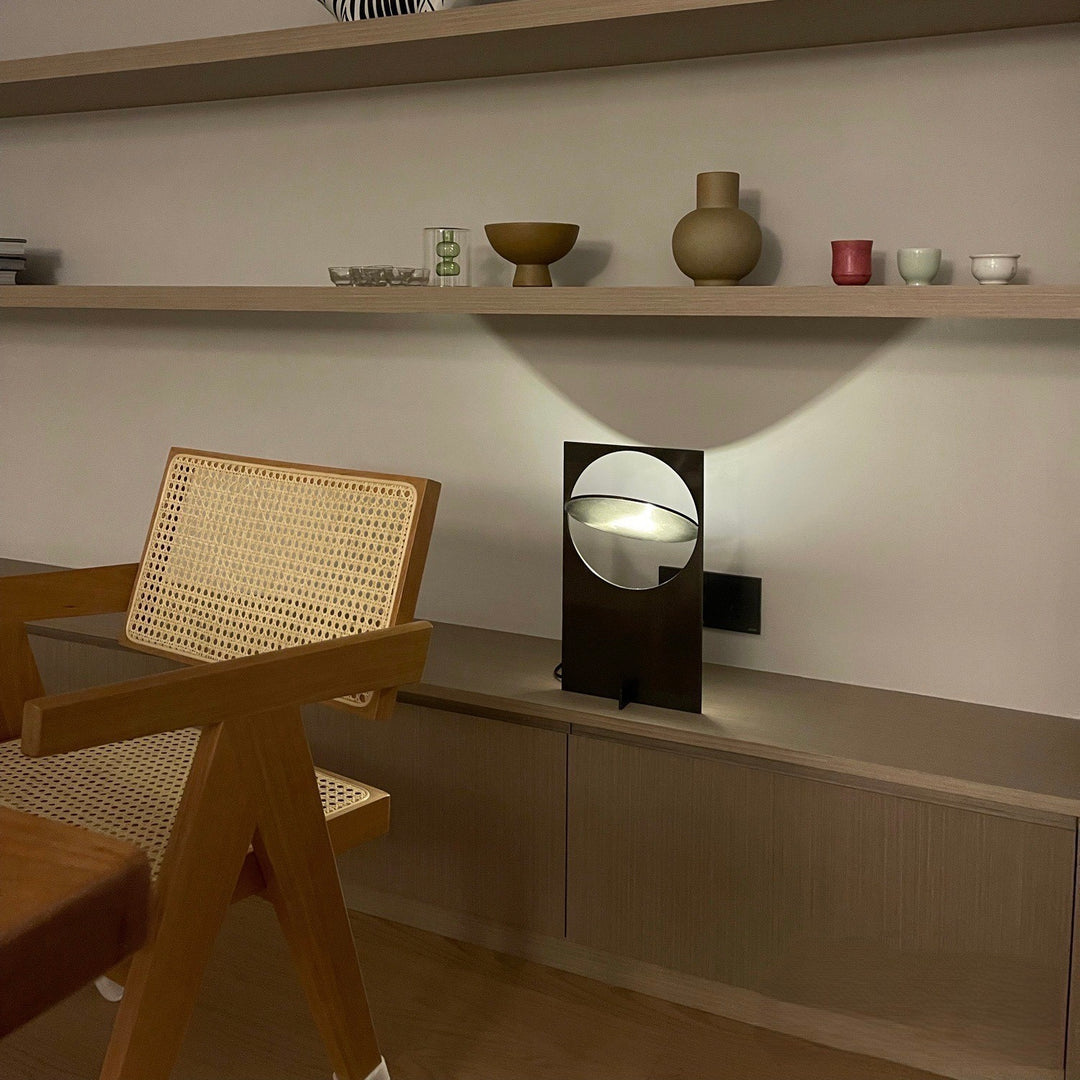 Sunset Table Lamp - Modern Metal Desk Lamp for Living Room & Bedroom by INSPECIAL HOME